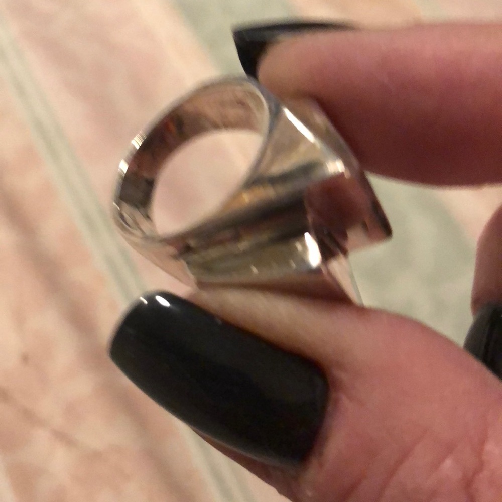 Genuine Solid Sterling Silver Ring - image 3